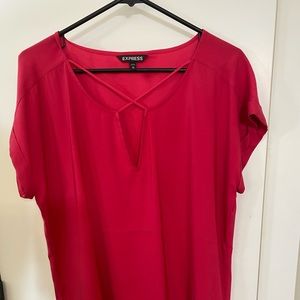 Express pink blouse